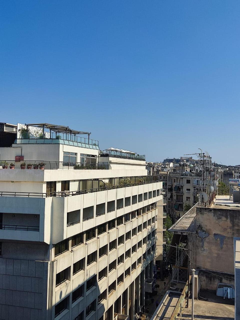 Voda Luxury Residence #102 - Acropolis View Rooftop Athens Exterior photo